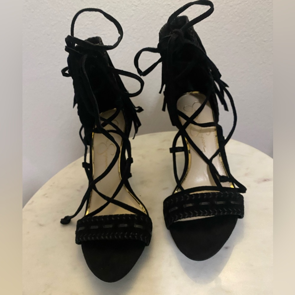 Jessica Simpson Mareya Black Stiletto Heels